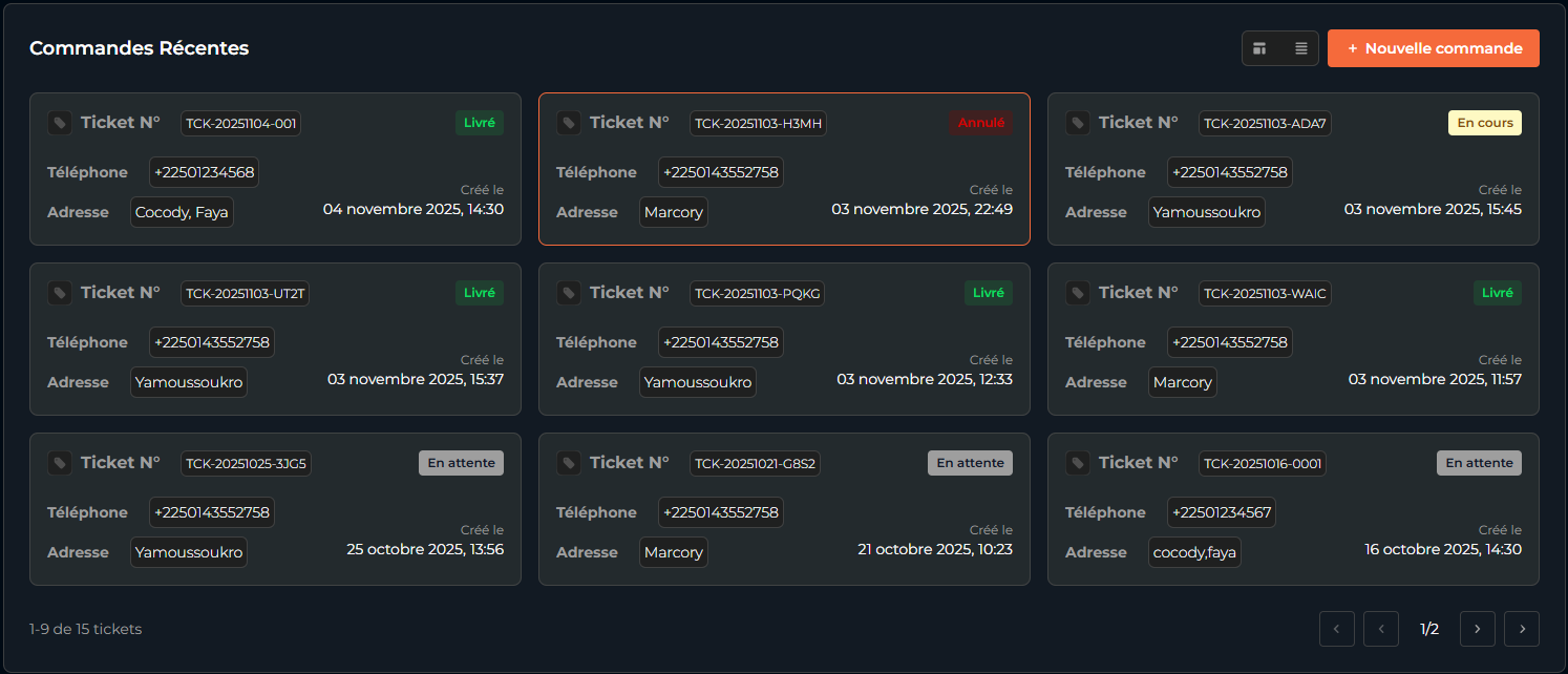 Entrepreneur suivant ses ventes sur VIQUE